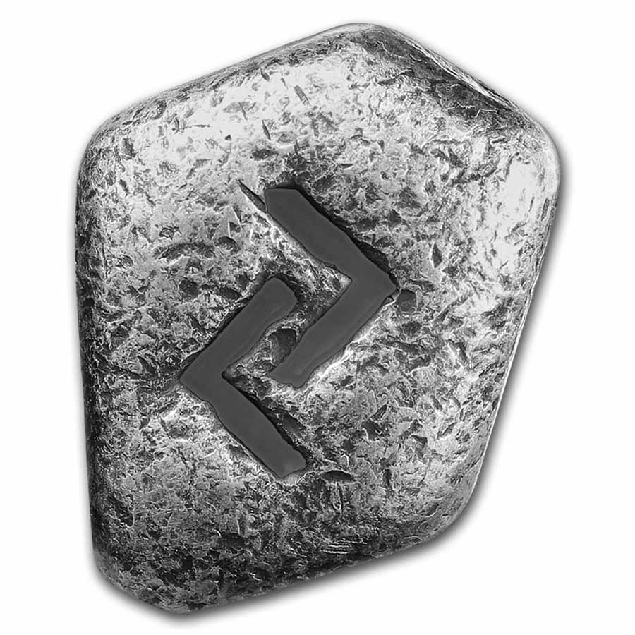 1 oz Silver Piece - Germania Mint Fluorescent Rune: Jera | eBay